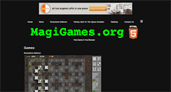 Desktop Screenshot of magigames.org