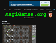 Tablet Screenshot of magigames.org